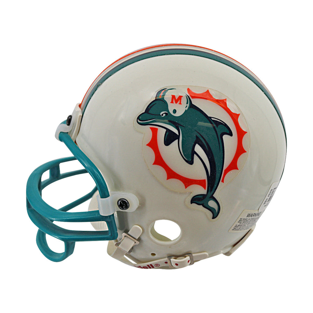 Mark Clayton Miami Dolphins Autographed Mini Helmet Topps Reserve Auth product image 2, provided for visual reference and