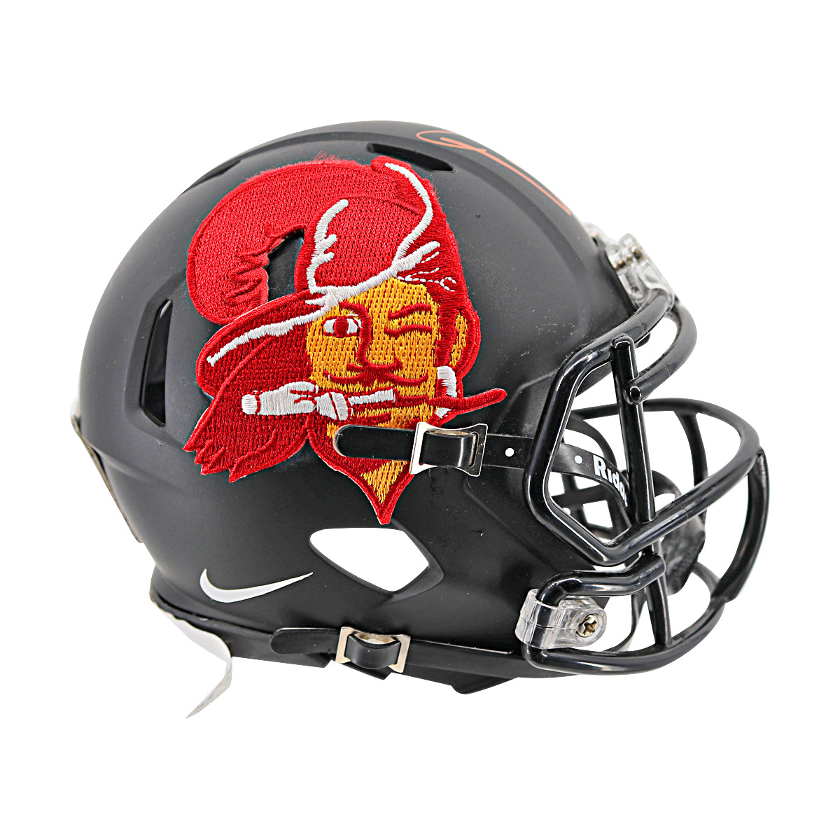 Warren Sapp Tampa Bay Buccaneers Autographed Nike Mini Helmet JSA Holo Only product image 3, provided for visual reference