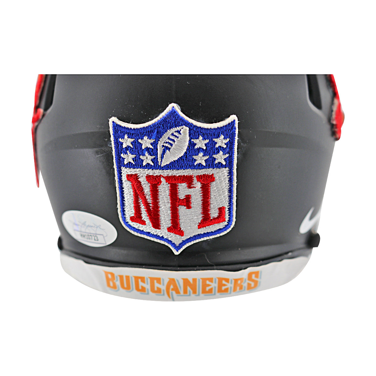 Warren Sapp Tampa Bay Buccaneers Autographed Nike Mini Helmet JSA Holo Only product image 5, provided for visual reference