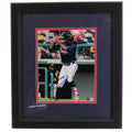 Ronald Acuna Jr. Atlanta Braves Autographed Framed Photo Sports Memorabilia COA product image 1, provided for visual