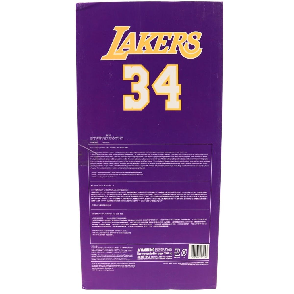 Shaquille O'Neal Los Angeles Lakers Emierby NBA Real Masterpiece Action Figure product image 4, provided for visual