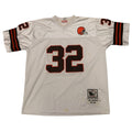 Jim Brown Cleveland Browns White Jersey Size 56 product image 1, provided for visual reference and product detail review