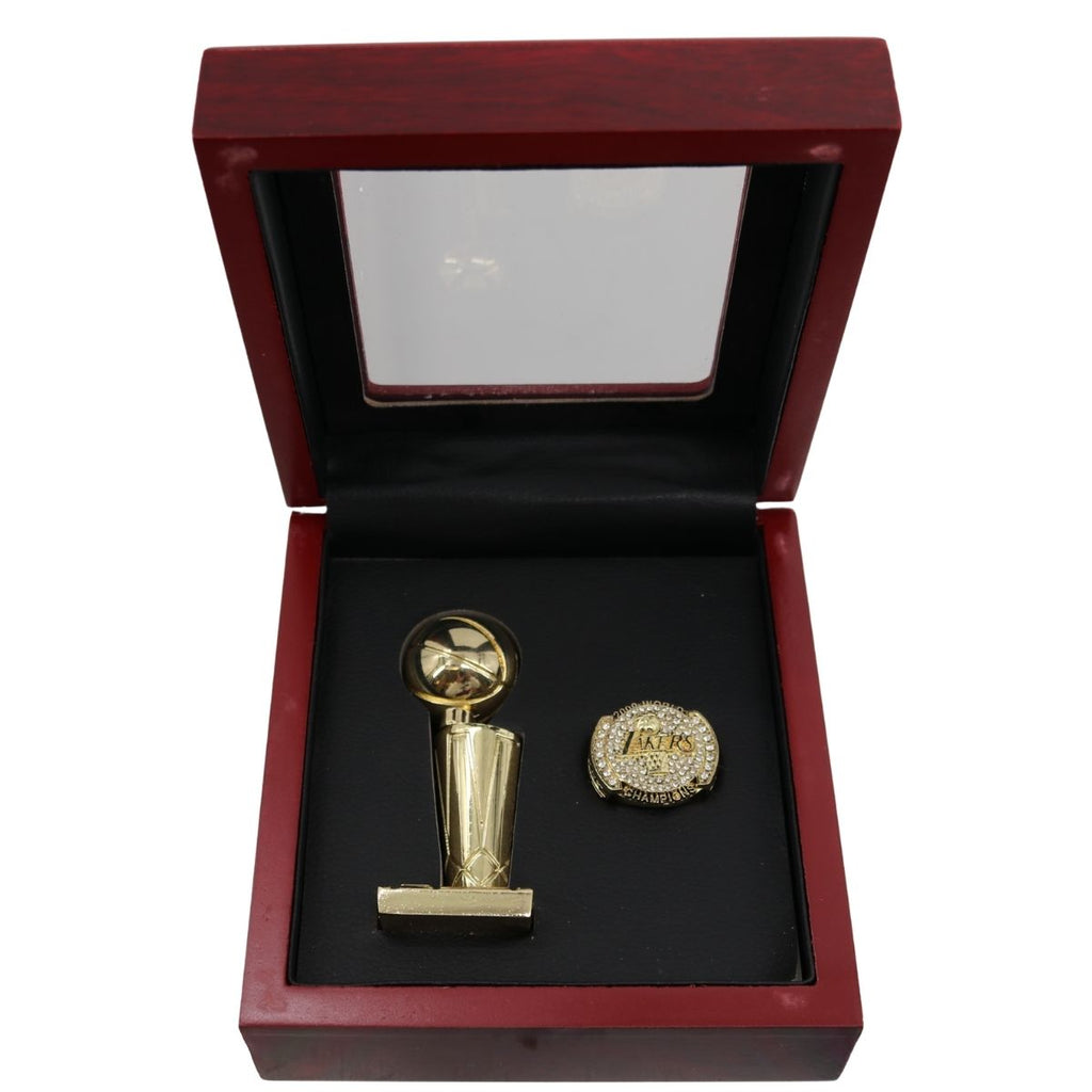 2009 Lakers Replica Championship Trophy & Kobe Bryant Replica Ring Set product image 2, provided for visual reference and