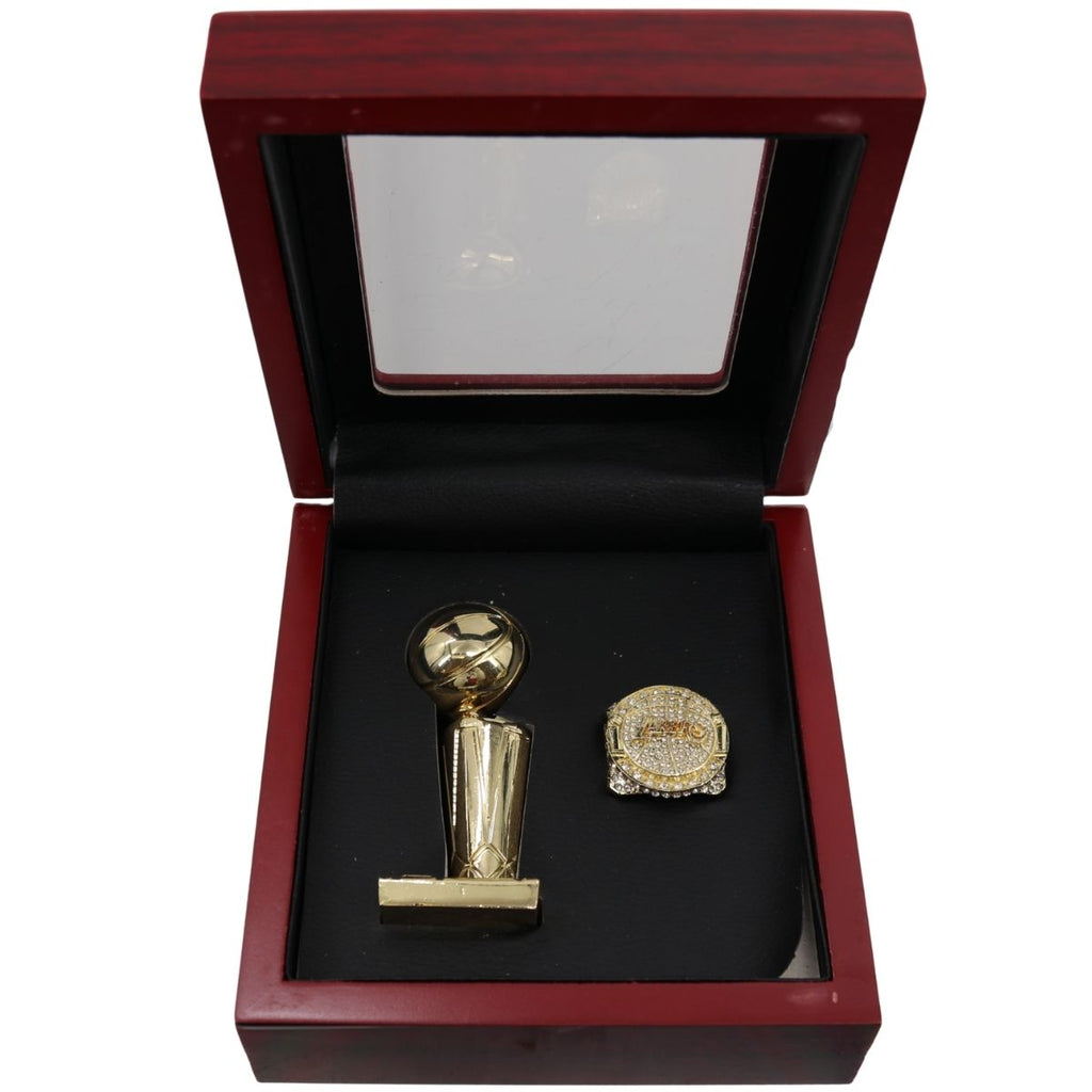 2010 Lakers Replica Championship Trophy & Kobe Bryant Replica Ring Set product image 2, provided for visual reference and