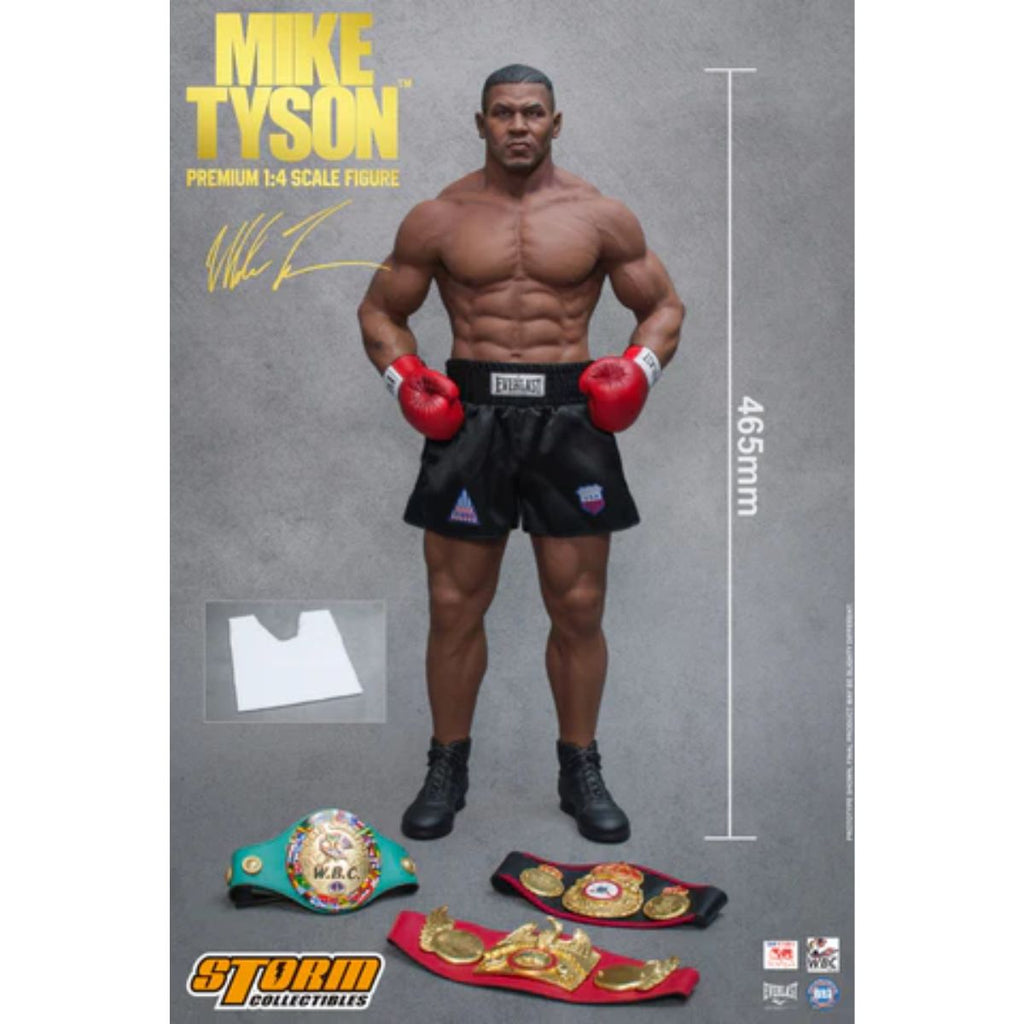 Mike Tyson Storm Collectibles Premium 1:4 Scale Action Figure product image 2, provided for visual reference and product