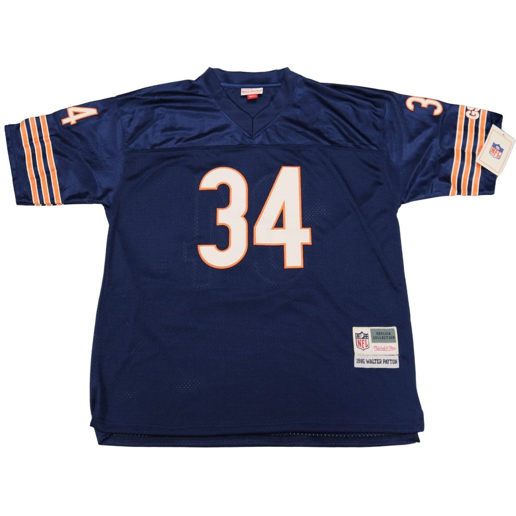 Walter Payton Chicago Bears 1985 Navy Jersey Size L product image 1, provided for visual reference and product detail review