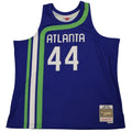 Pistol Pete Maravich Atlanta Hawks 1971-72 Blue Jersey Size 2XL product image 1, provided for visual reference and product