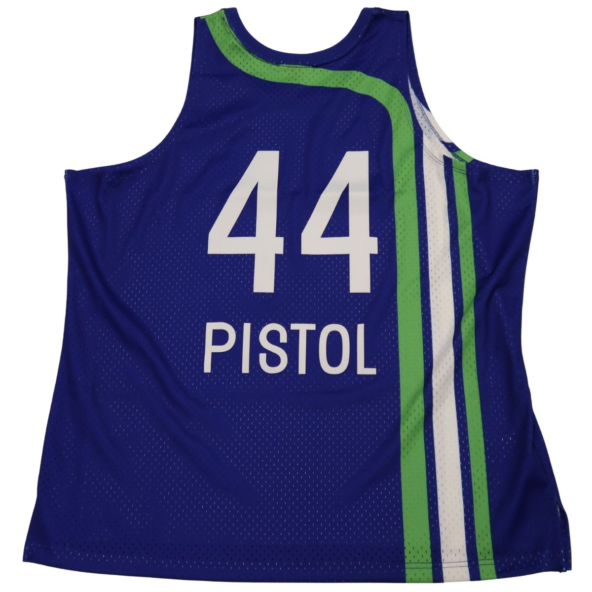 Pistol Pete Maravich Atlanta Hawks 1971-72 Blue Jersey Size 2XL product image 2, provided for visual reference and product