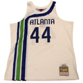 Pistol Pete Maravich Atlanta Hawks 1970-71 White Jersey Size XL product image 1, provided for visual reference and product