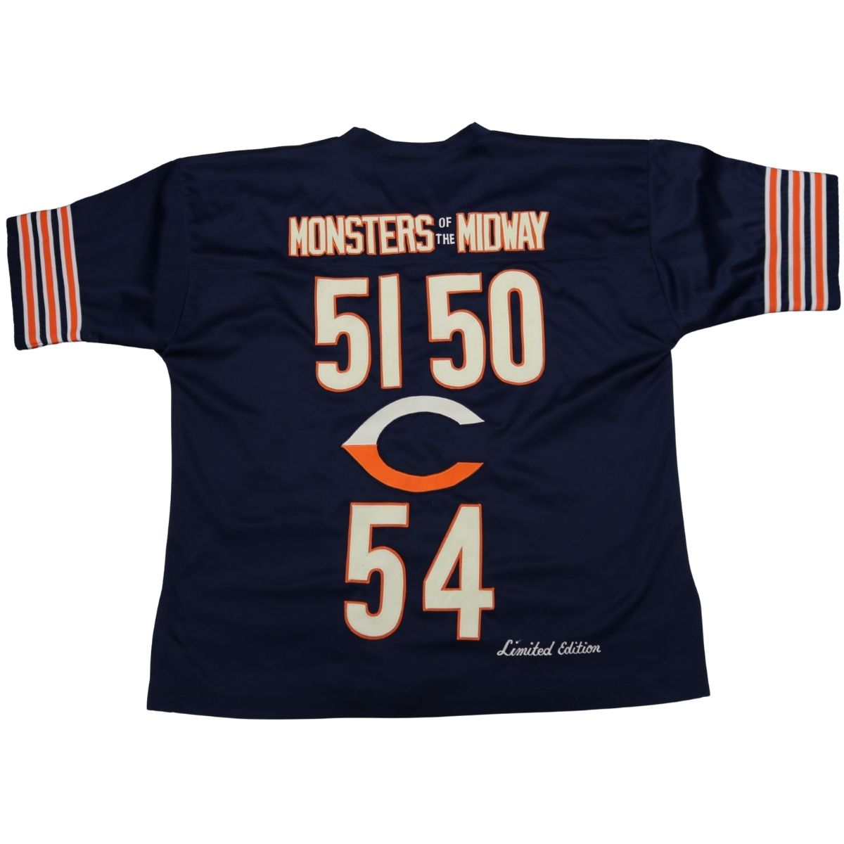 Monsters of the Midway Chicago Bears Navy Jersey product image 1, provided for visual reference and product detail review