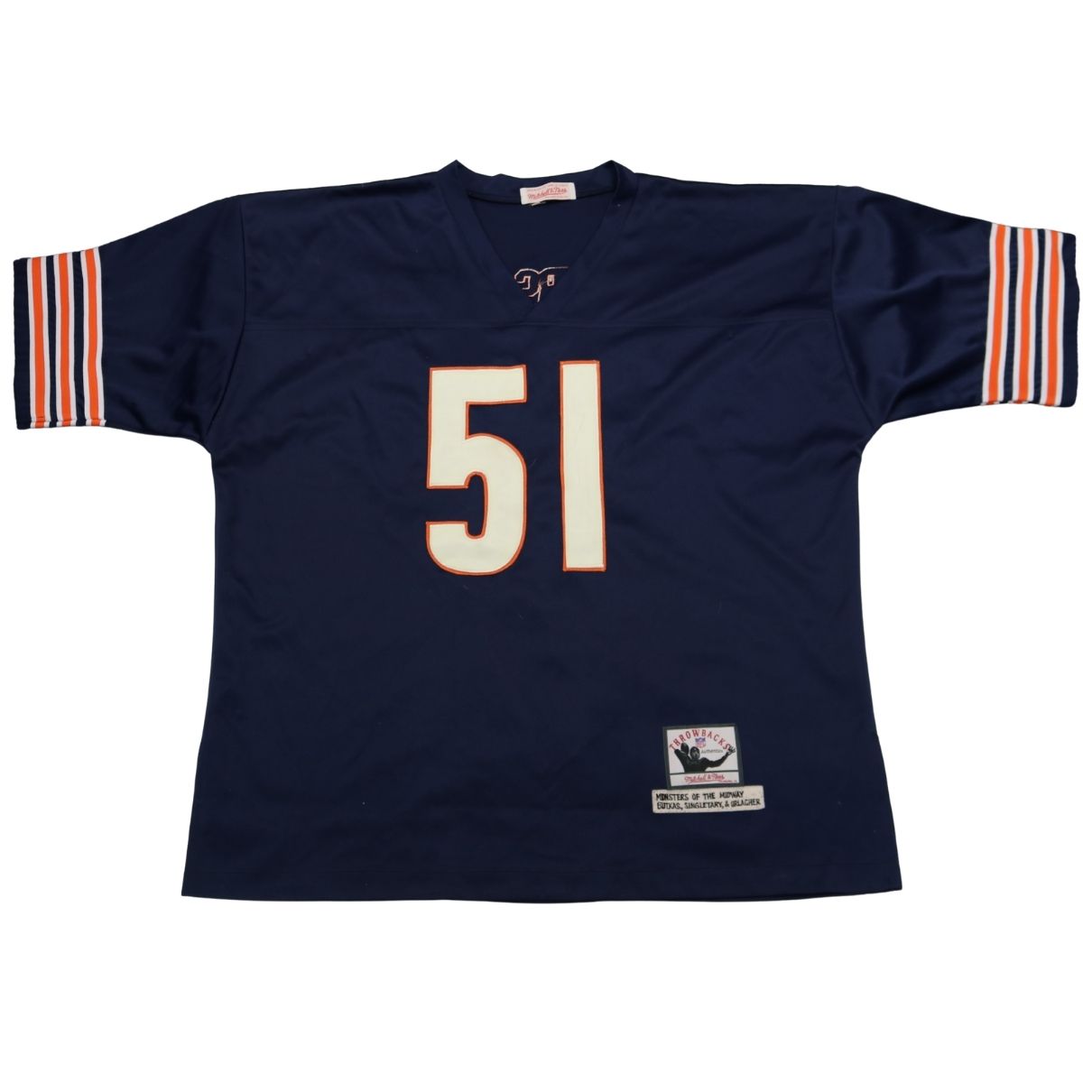 Monsters of the Midway Chicago Bears Navy Jersey product image 2, provided for visual reference and product detail review