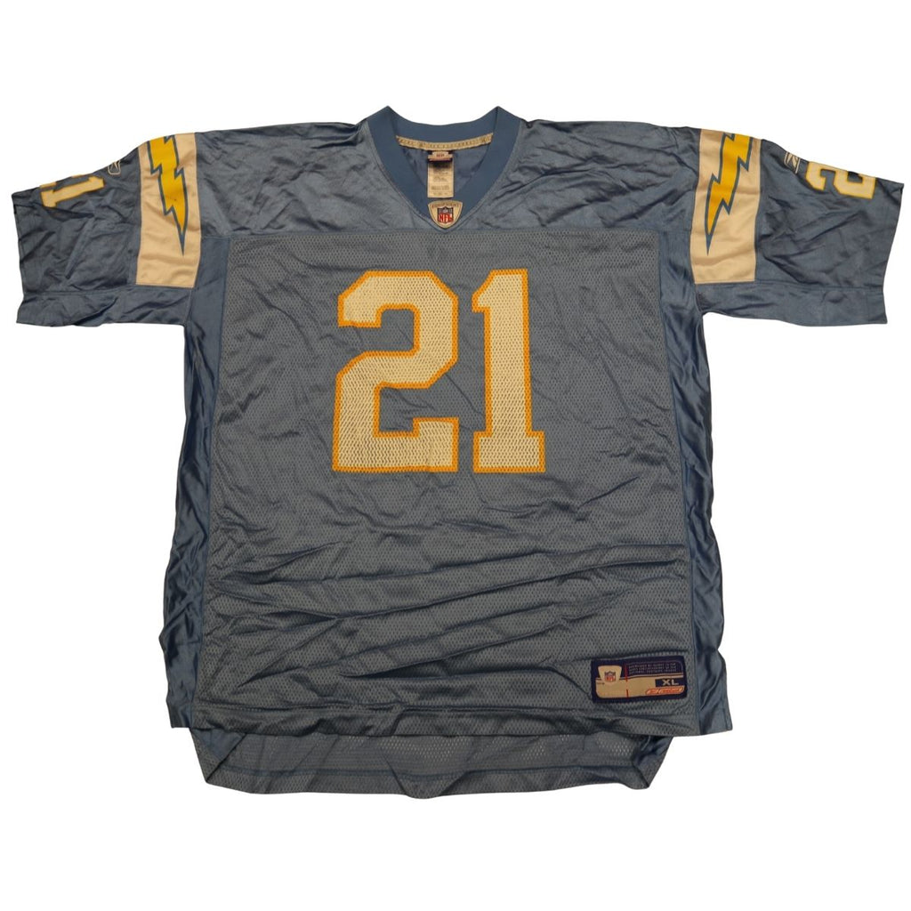LaDainian Tomlinson San Diego Chargers Reebok Powder Blue Jersey Size XL product image 1, provided for visual reference and