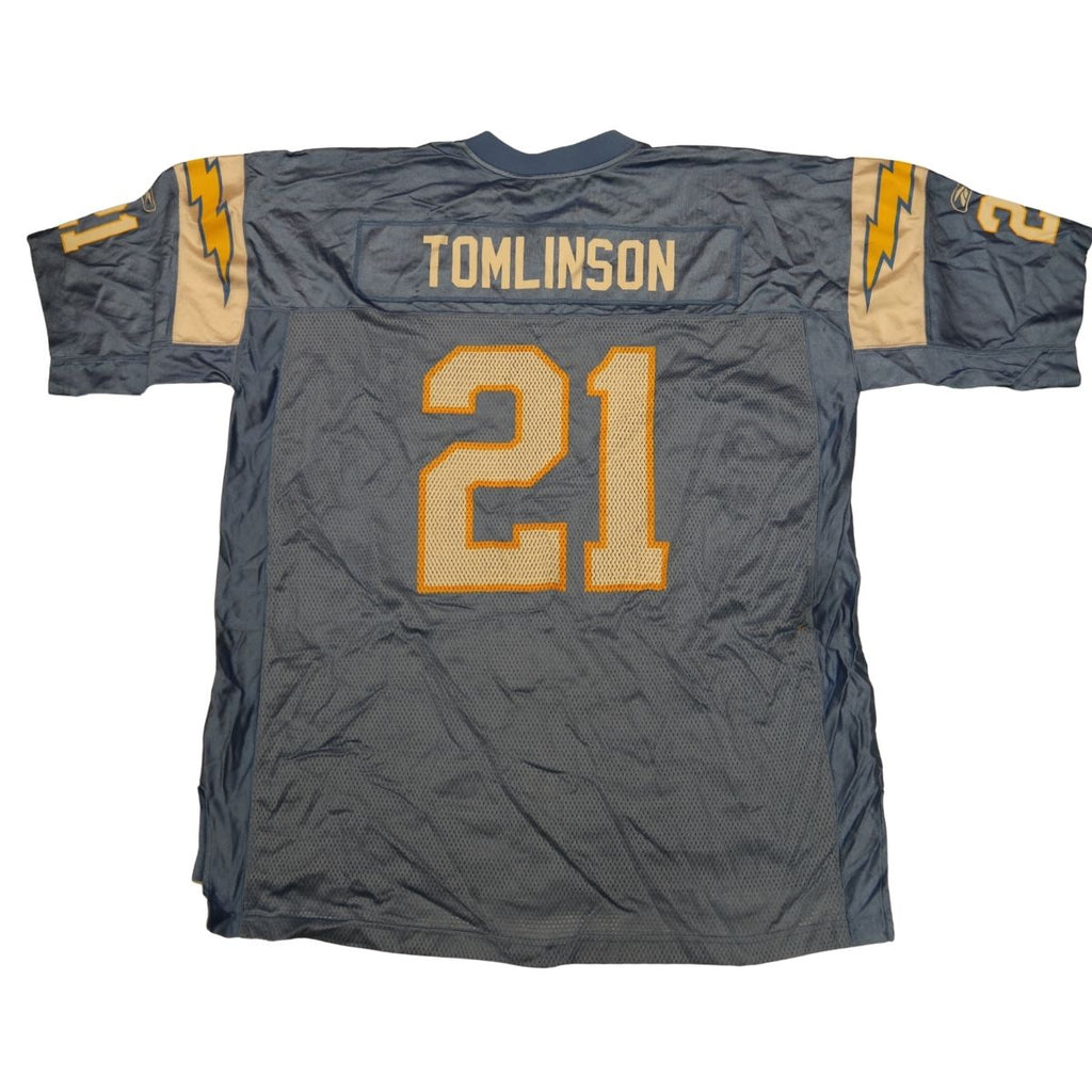 LaDainian Tomlinson San Diego Chargers Reebok Powder Blue Jersey Size XL product image 2, provided for visual reference and