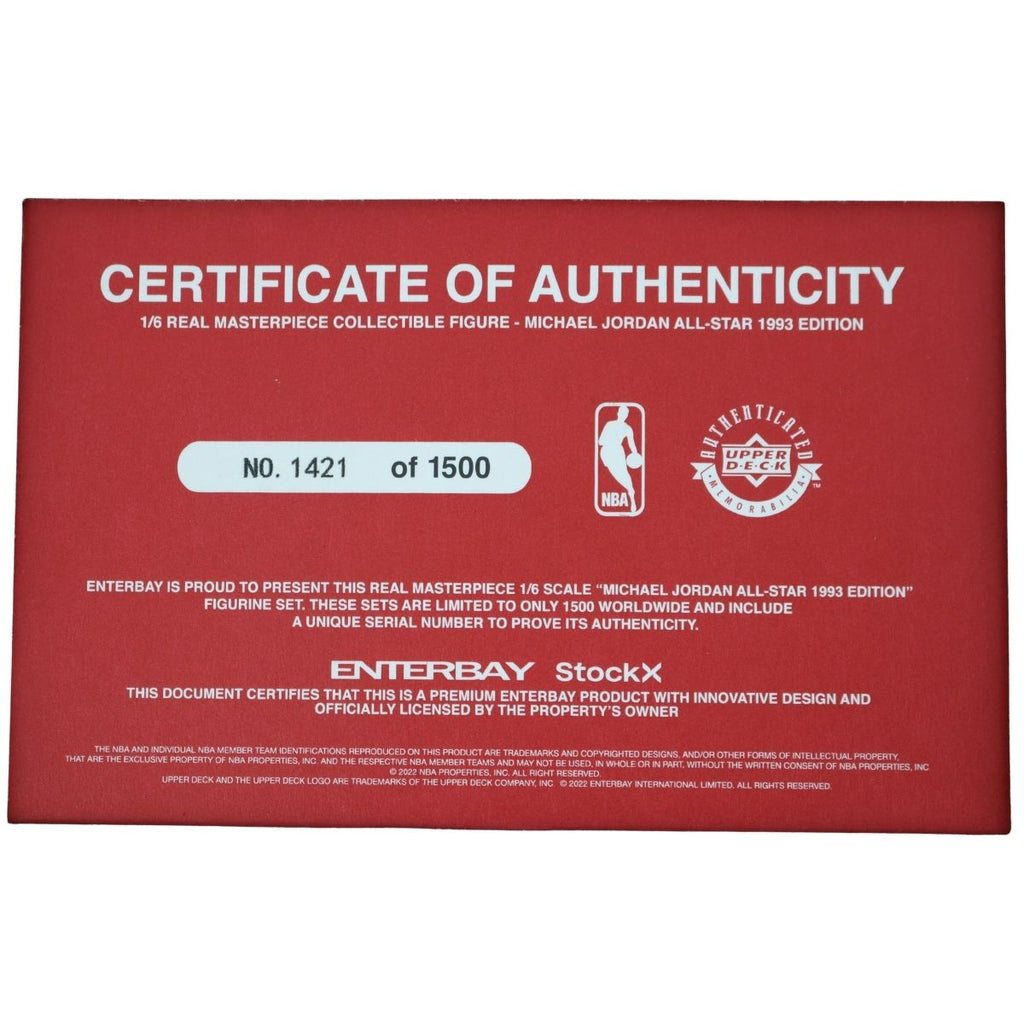 Michael Jordan All-Star 1993 Enterbay NBA Real Masterpiece Action Figure (1) product image 4, provided for visual reference