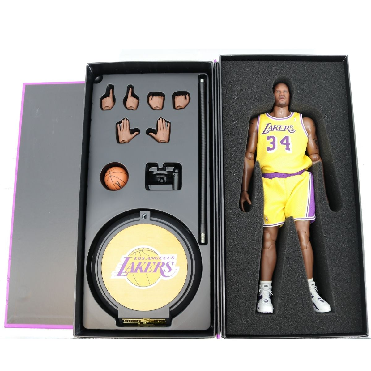 Shaquille O'Neal LA Lakers Enterbay NBA Real Masterpiece 1:6 Action Figure product image 2, provided for visual reference