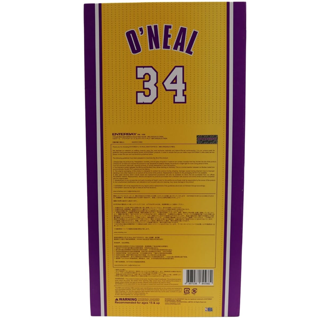 Shaquille O'Neal LA Lakers Enterbay NBA Real Masterpiece 1:6 Action Figure product image 5, provided for visual reference