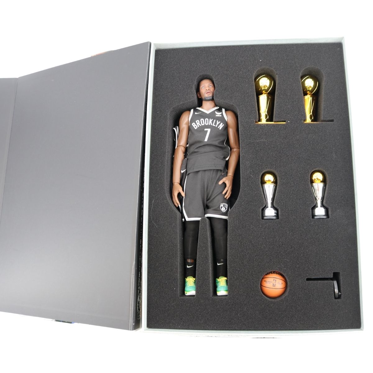 Kevin Durant Nets Enterbay NBA Real Masterpiece 1:6 Action Figure Missing Hand product image 4, provided for visual