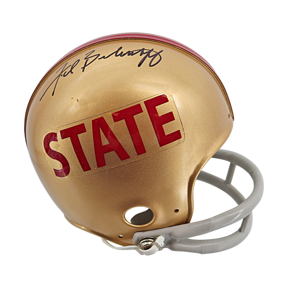 Fred Biletnikoff Florida State Seminoles Autographed Mini Helmet JSA COA product image 1, provided for visual reference and