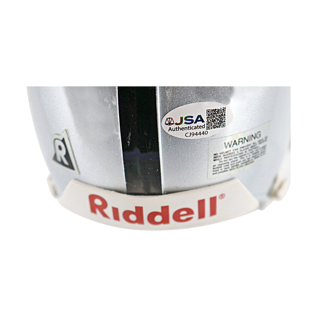Marcus Allen Los Angeles Raiders Autographed Ridell Mini Helmet JSA COA product image 6, provided for visual reference and