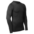 Champro Youth Lightning Long Sleeve Compression Shirt-Balck product image 1, provided for visual reference and product