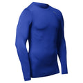 Champro Lightning Long Sleeve Compression Shirt-Royal product image 1, provided for visual reference and product detail