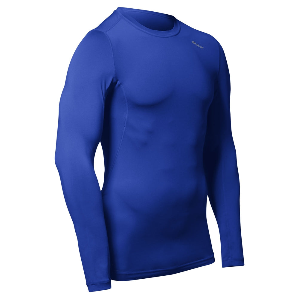 Champro Lightning Long Sleeve Compression Shirt-Royal product image 1, provided for visual reference and product detail