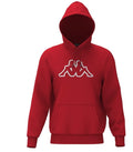 Kappa Logo Zavrok Hoodie-Red Coral product image 1, provided for visual reference and product detail review
