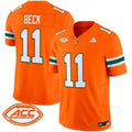 Carson Beck Miami Hurricanes Jersey - Orange product image 1