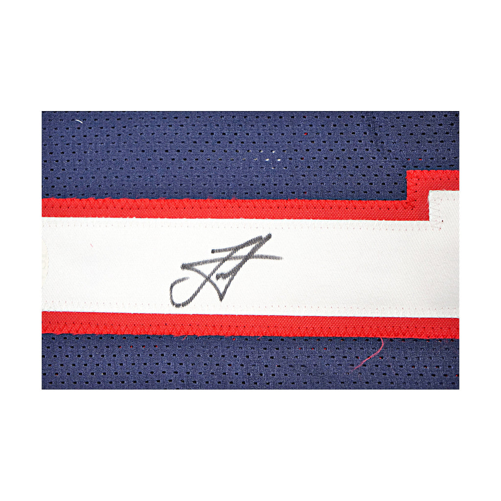 Nikola Jokic Denver Nuggets Autographed Navy Custom Jersey JSA COA product image 2, provided for visual reference and