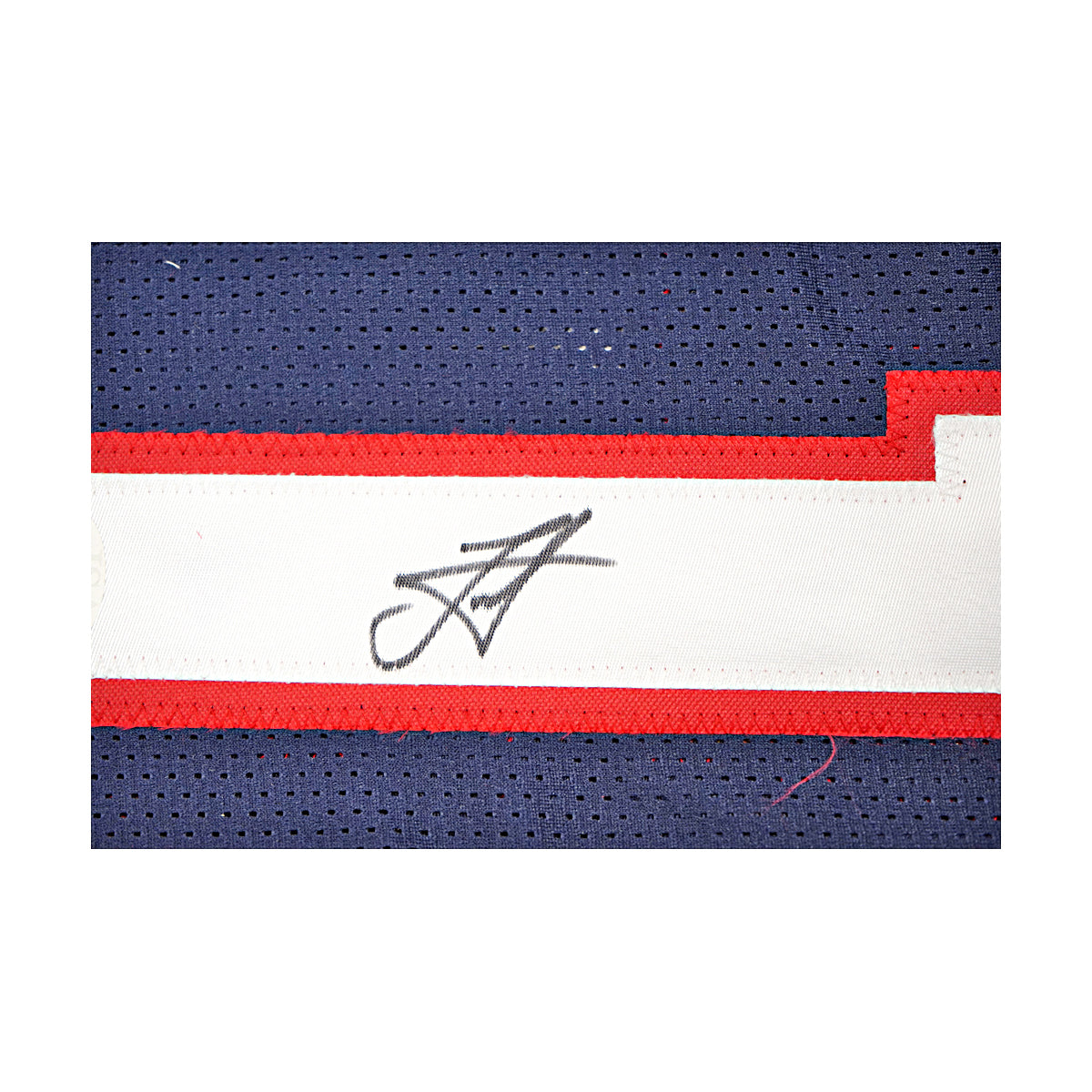 Nikola Jokic Denver Nuggets Autographed Navy Custom Jersey JSA COA product image 2, provided for visual reference and
