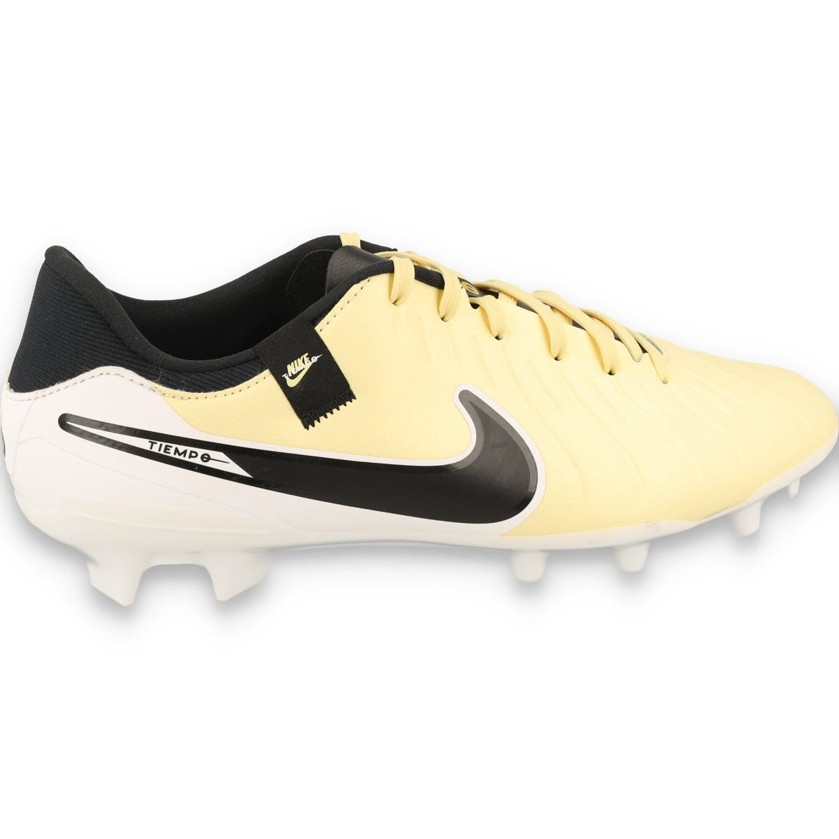 Nike Jr. Tiempo Legend 10 Academy FG-Lemonade/Black product image 1, provided for visual reference and product detail review
