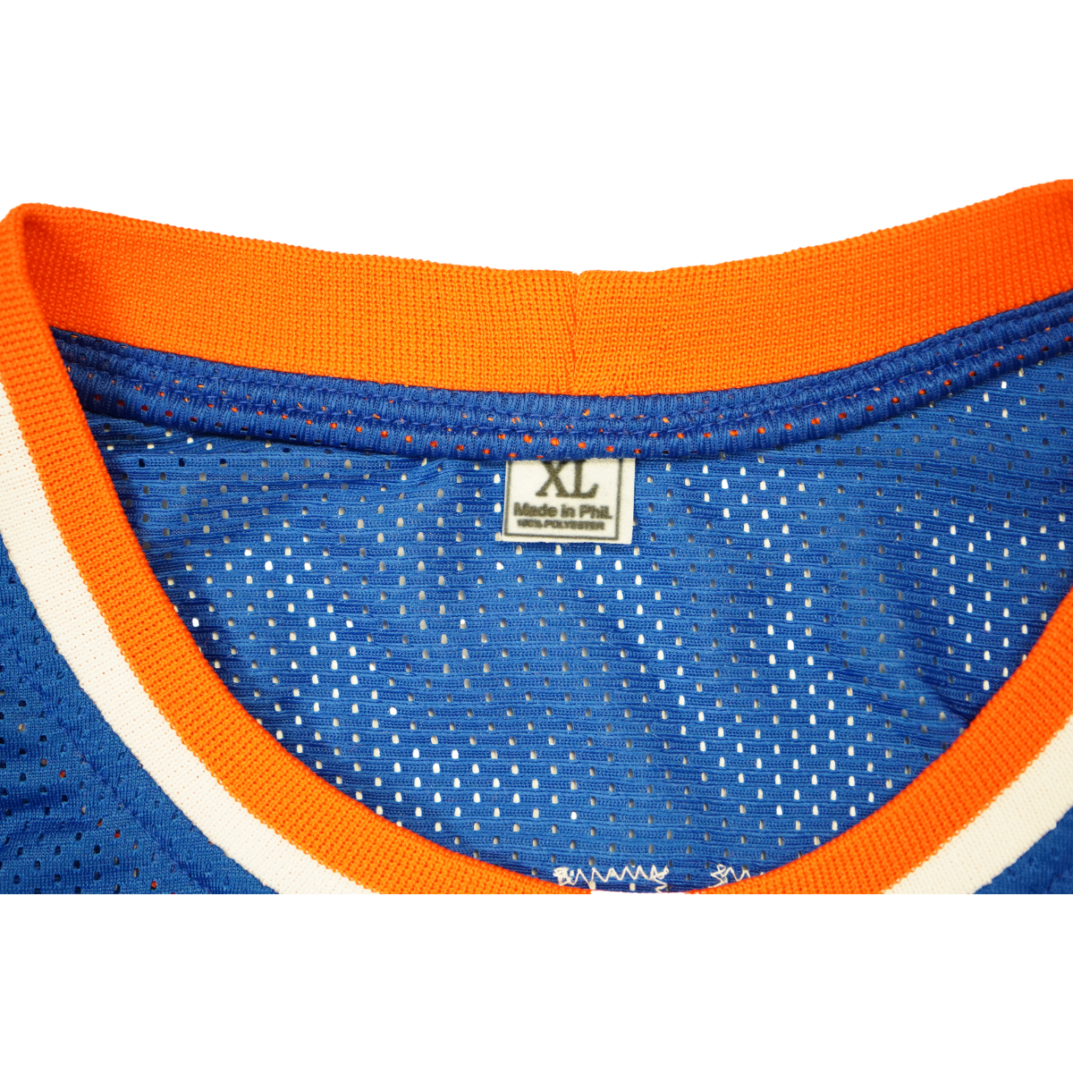 Patrick Ewing New York Knicks Autographed Inscribed ROY 86 Pro Style Blue Jersey (CX Auth) product image 5, provided for