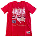 New Era Men San Francisco 49ers Graphic T Shirt - Red product image 1, provided for visual reference and product detail