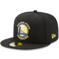 Golden State Warriors New Era Otc Fitted Hat-Black product image 1, provided for visual reference and product detail review