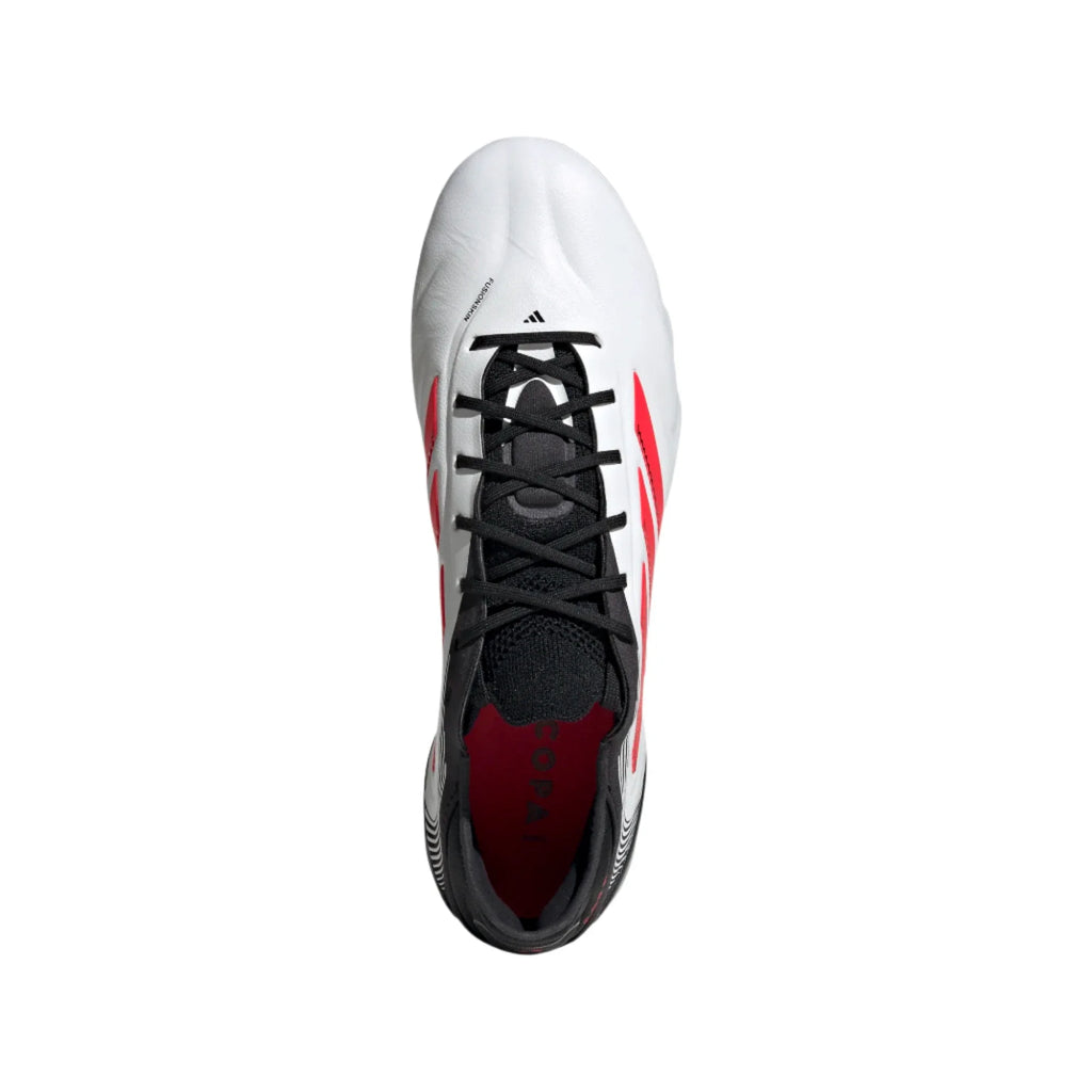 Adidas Copa Pure III Elite FG-White/Lucid Red/Black product image 5, provided for visual reference and product detail review