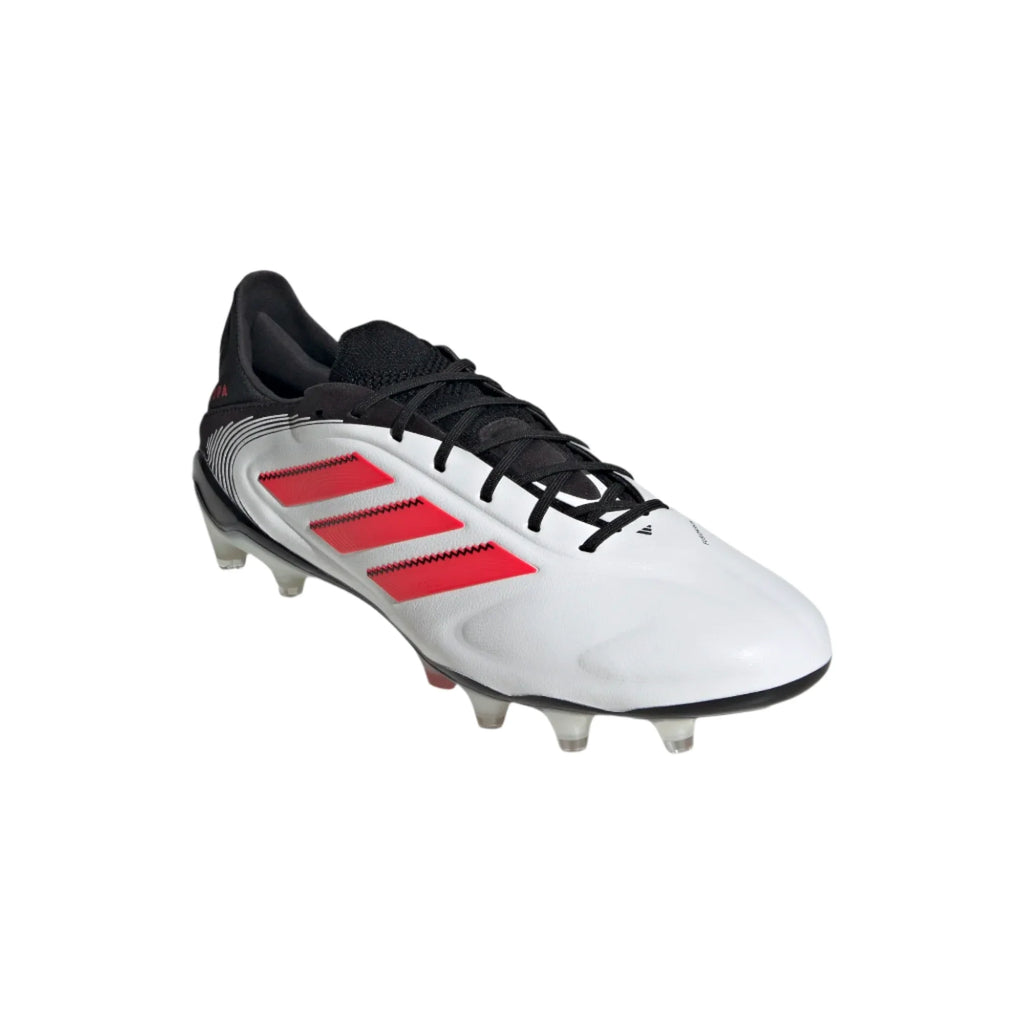 Adidas Copa Pure III Elite FG-White/Lucid Red/Black product image 4, provided for visual reference and product detail review