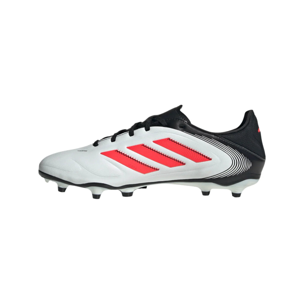 Adidas Copa Pure III League FG/MG-White/Lucid Red/Black product image 2, provided for visual reference and product detail