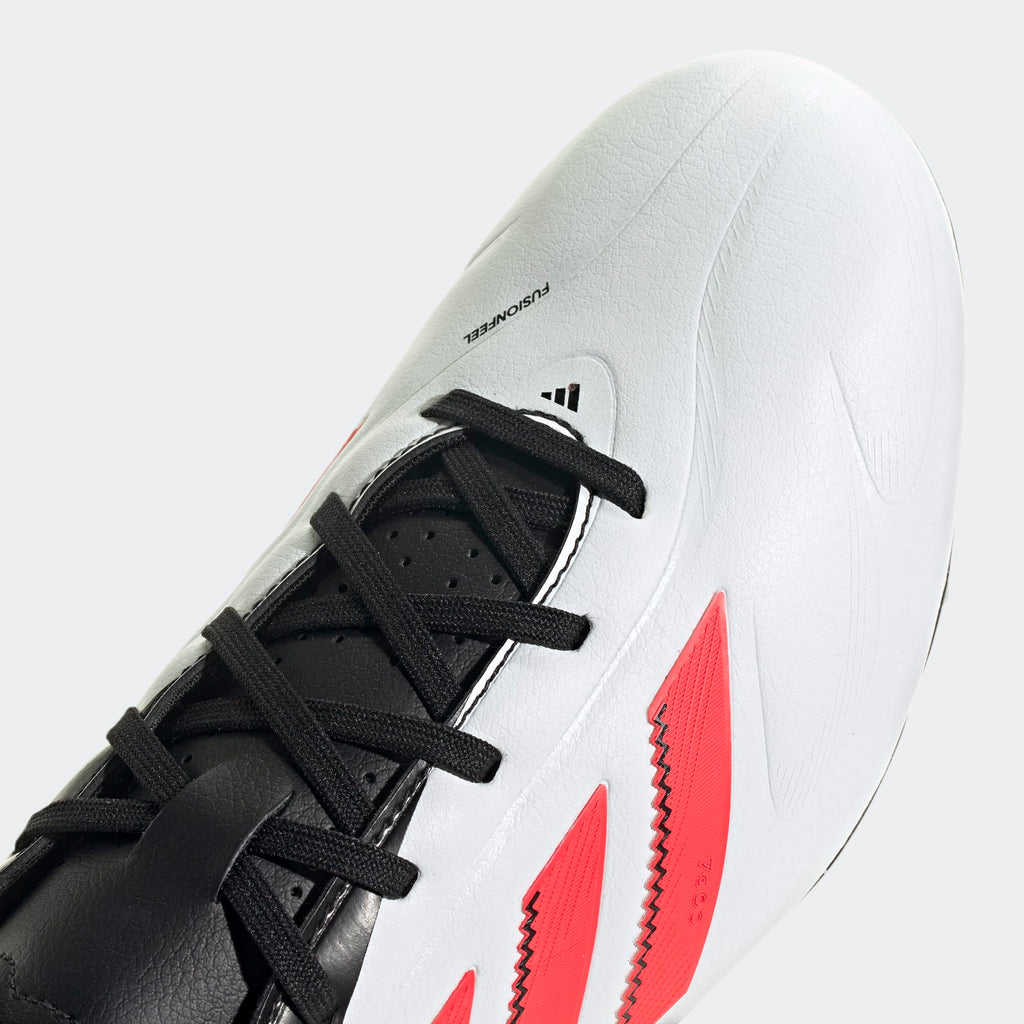 Adidas Copa Pure III League FG/MG-White/Lucid Red/Black product image 4, provided for visual reference and product detail