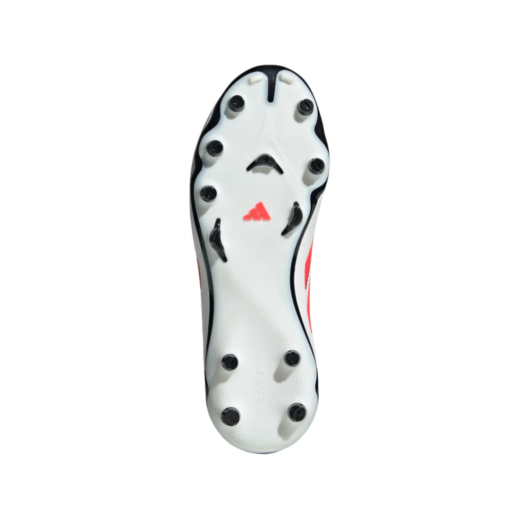 Adidas Jr Copa Pure III League FG/MG-White/Lucid Red/Black product image 5, provided for visual reference and product detail