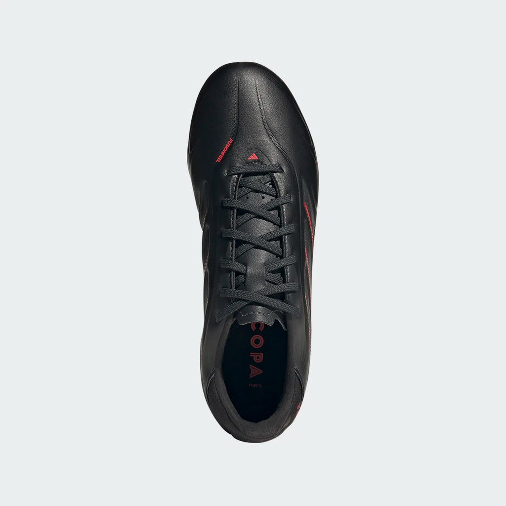 Adidas Jr Copa Pure III League FG/MG-Black/Lucid Red product image 6, provided for visual reference and product detail review