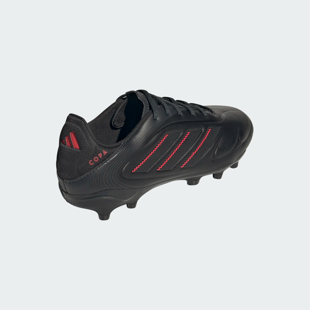 Adidas Jr Copa Pure III League FG/MG-Black/Lucid Red product image 3, provided for visual reference and product detail review