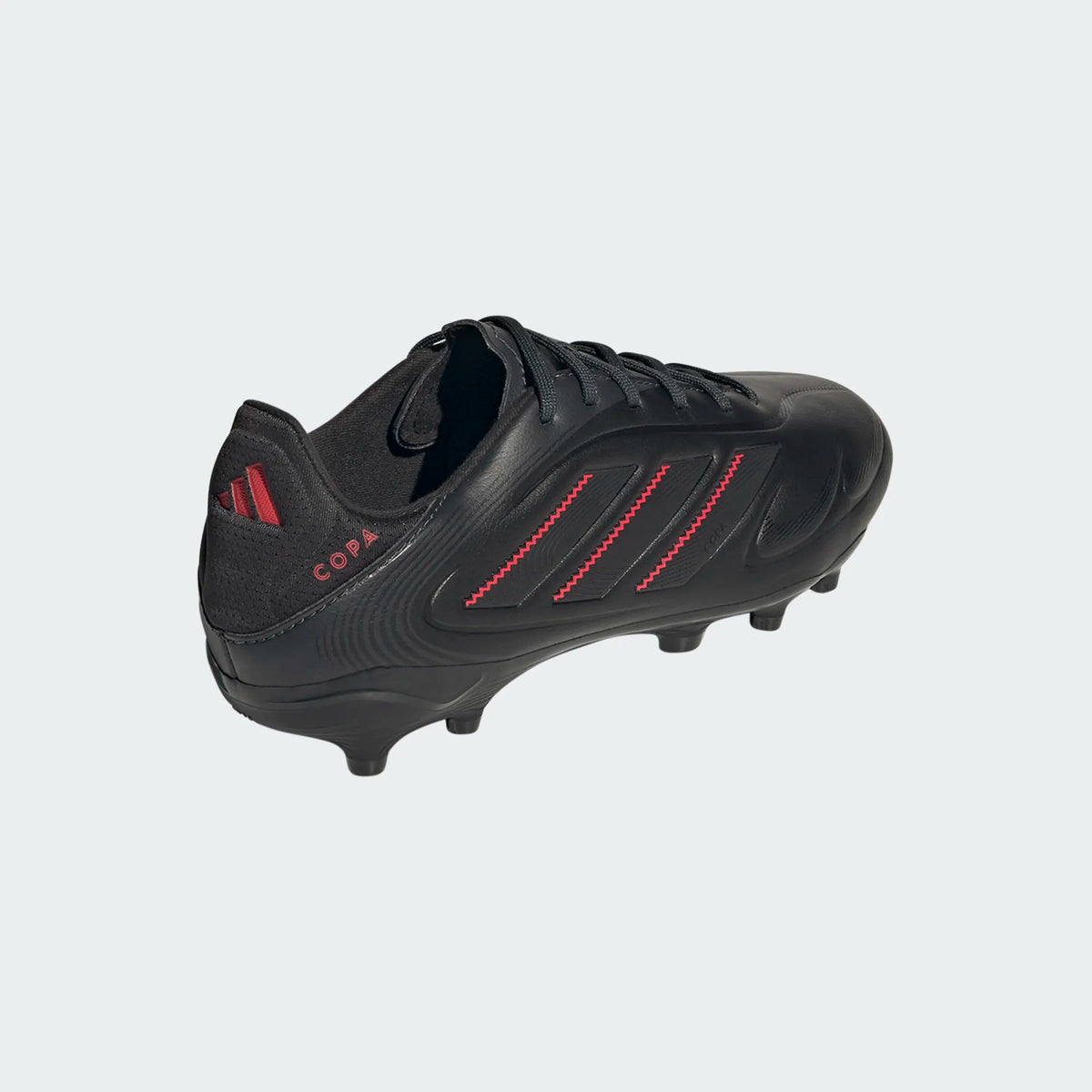 Adidas Jr Copa Pure III League FG/MG-Black/Lucid Red product image 3, provided for visual reference and product detail review