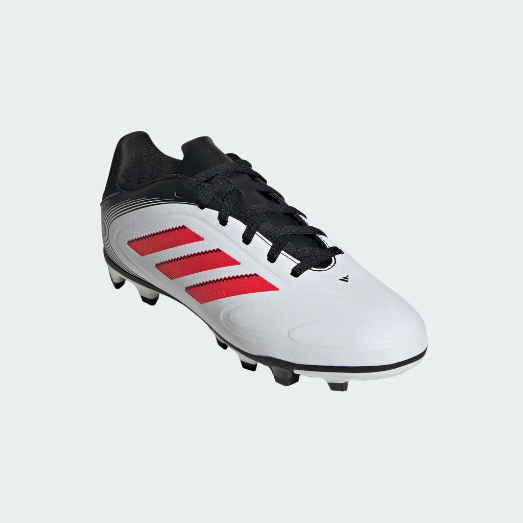 Adidas Jr Copa Pure III Club FG/MG-White/Lucid Red/Black product image 3, provided for visual reference and product detail