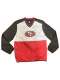 San Francisco 49ERS G-III Home Team V-Neck Pullover - Red/Black/White product image 1, provided for visual reference and