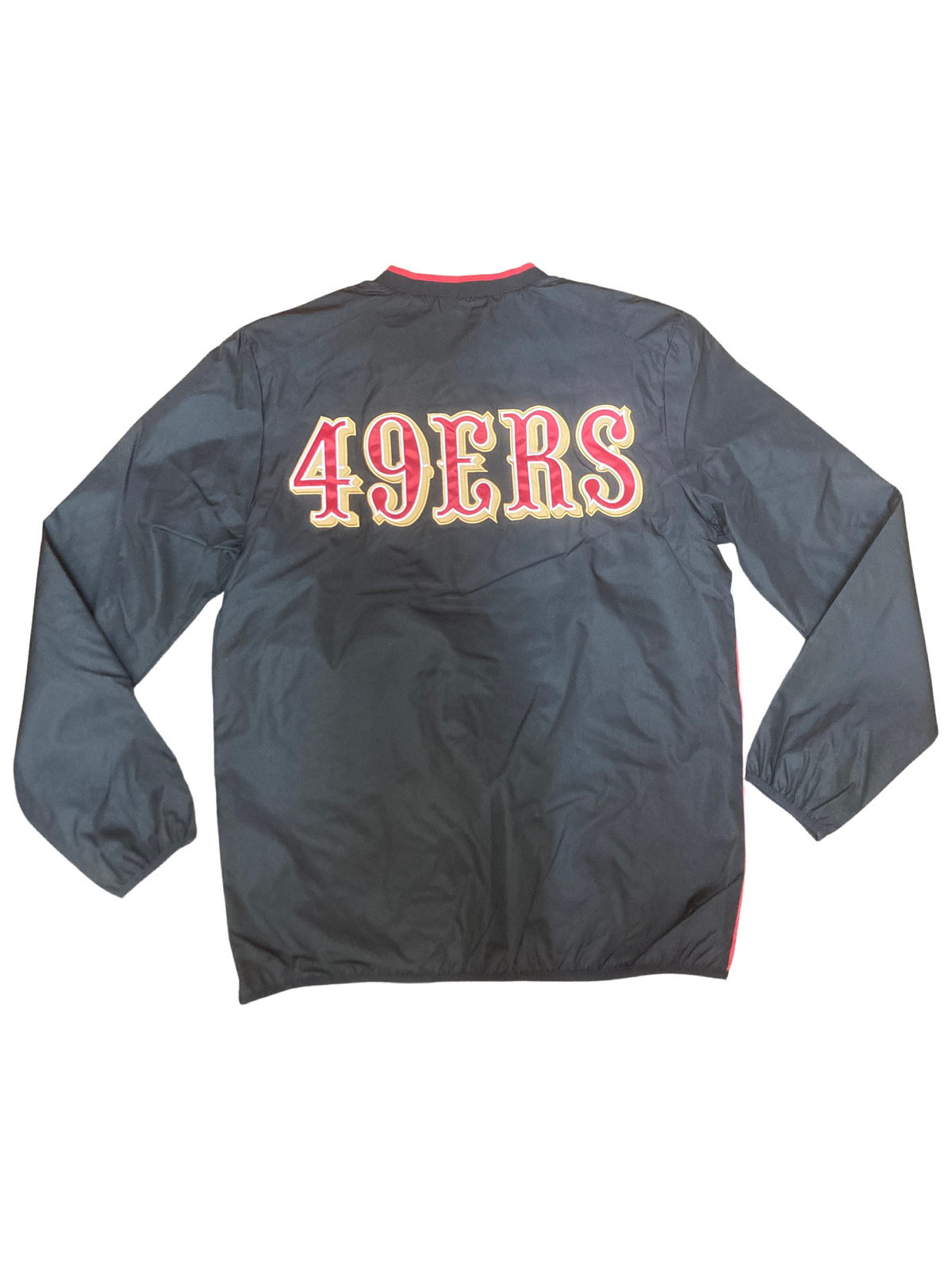 San Francisco 49ERS G-III Home Team V-Neck Pullover - Red/Black/White product image 2, provided for visual reference and