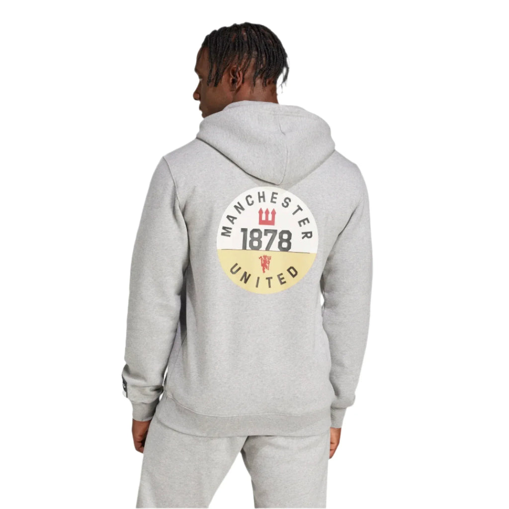 Adidas Manchester United VRCT Hoodie product image 2, provided for visual reference and product detail review