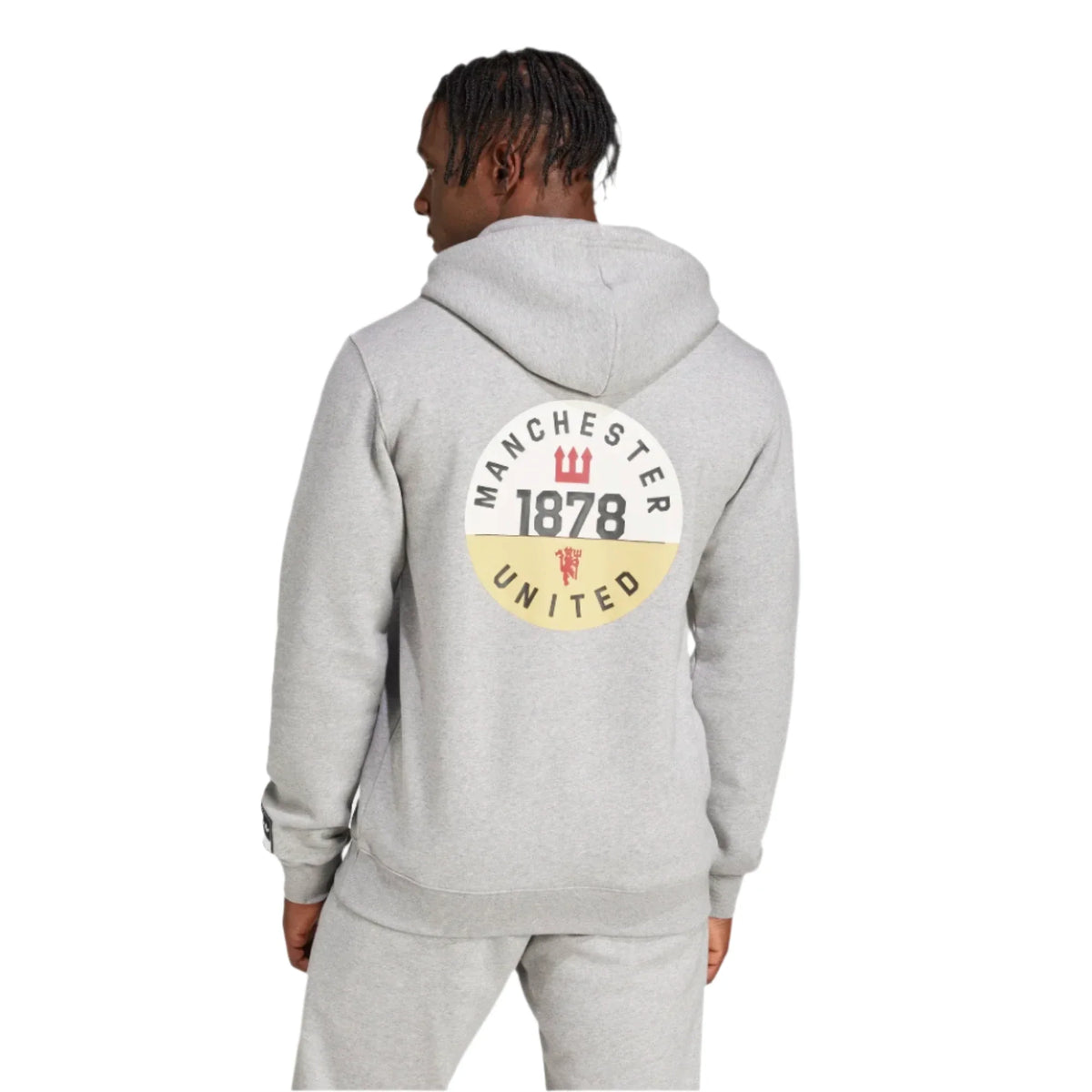 Adidas Manchester United VRCT Hoodie product image 2, provided for visual reference and product detail review