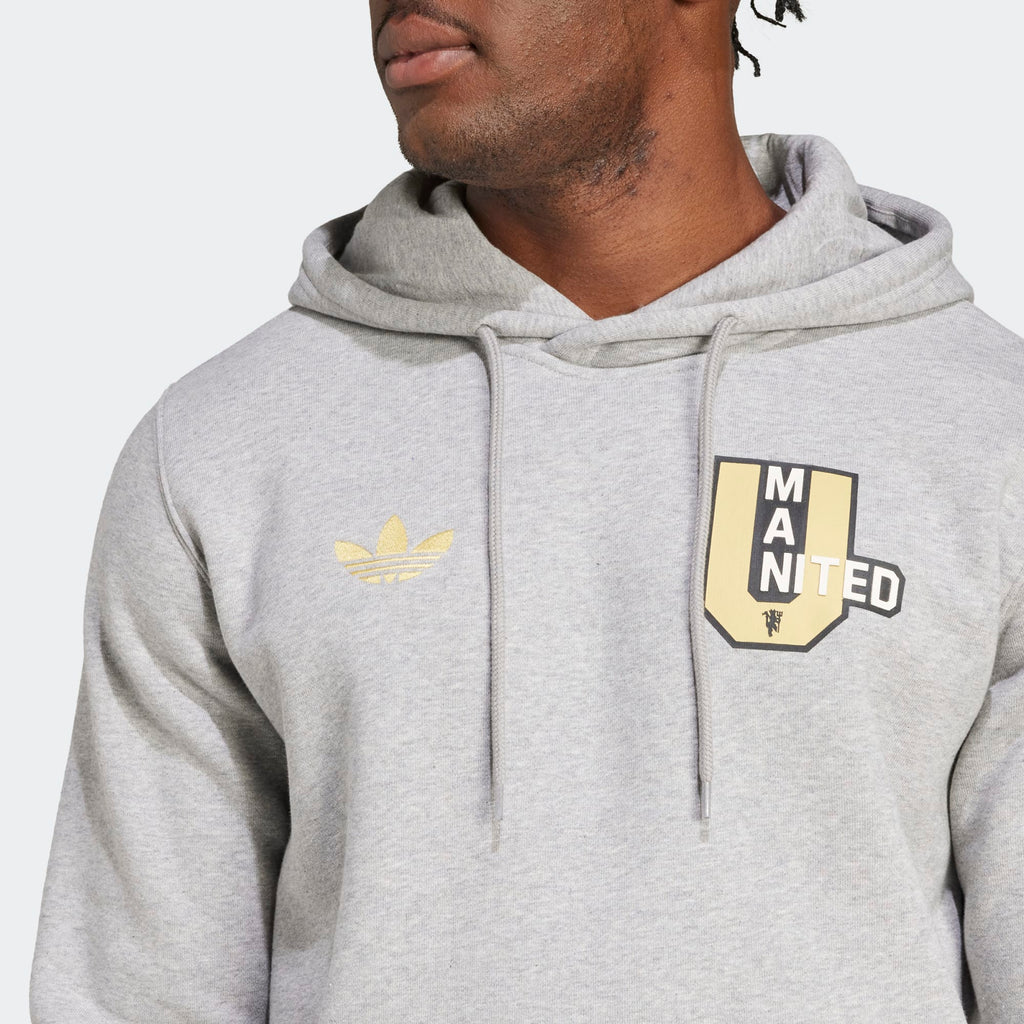 Adidas Manchester United VRCT Hoodie product image 3, provided for visual reference and product detail review