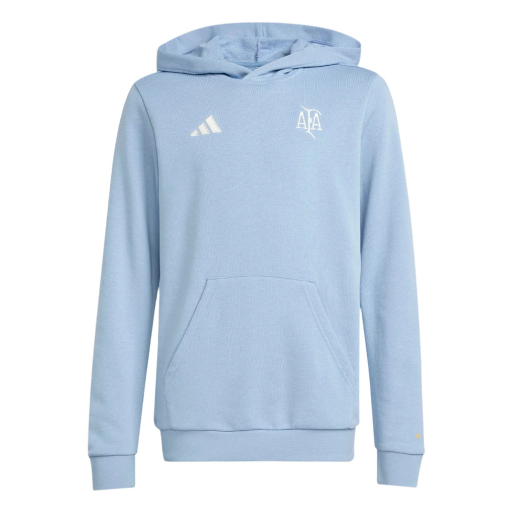 Adidas Youth Argentina Anniversary DNA Hoodie product image 1, provided for visual reference and product detail review