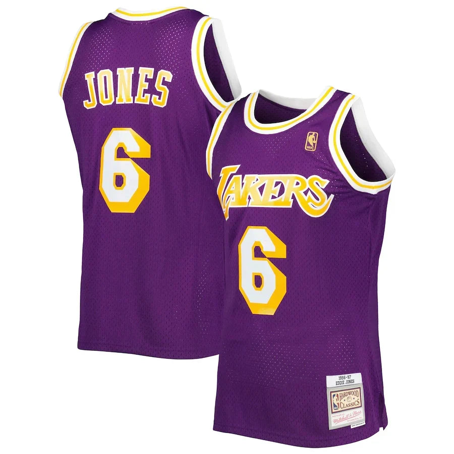 Eddie Jones Los Angeles Lakers Hardwood Classics 1996/97 product image 1